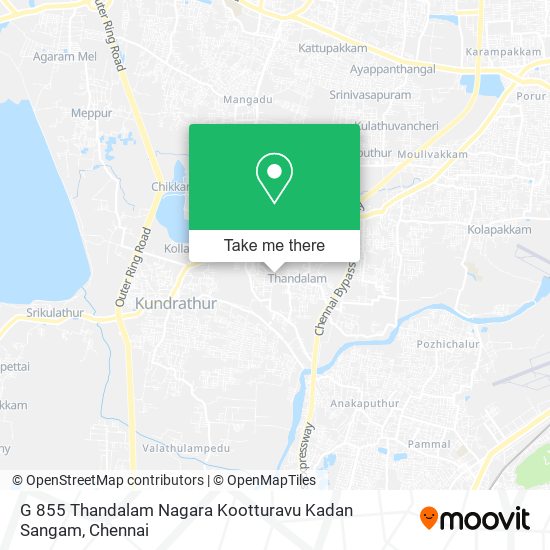G 855 Thandalam Nagara Kootturavu Kadan Sangam map