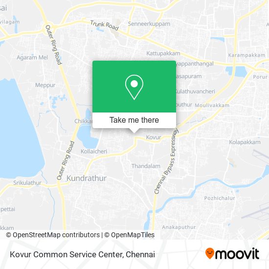 Kovur Common Service Center map