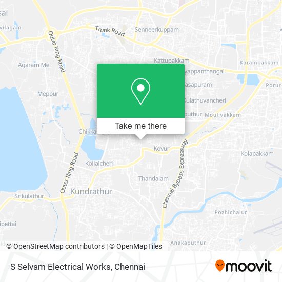 S Selvam Electrical Works map