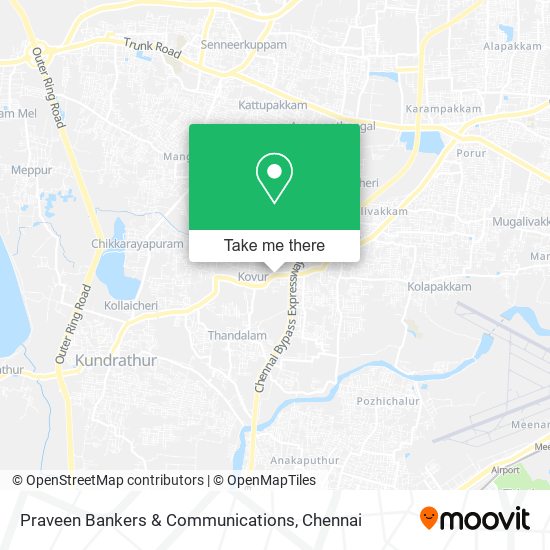 Praveen Bankers & Communications map