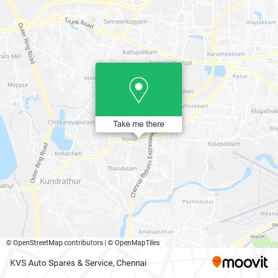 KVS Auto Spares & Service map