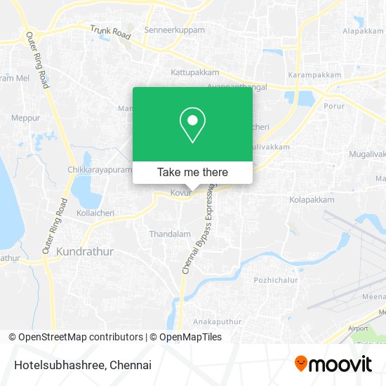 Hotelsubhashree map