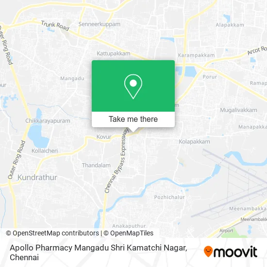 Apollo Pharmacy Mangadu Shri Kamatchi Nagar map