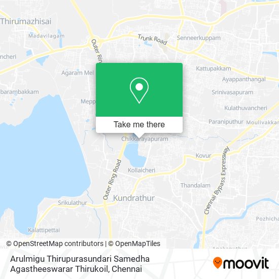 Arulmigu Thirupurasundari Samedha Agastheeswarar Thirukoil map