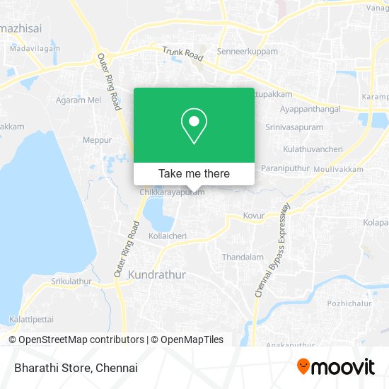 Bharathi Store map