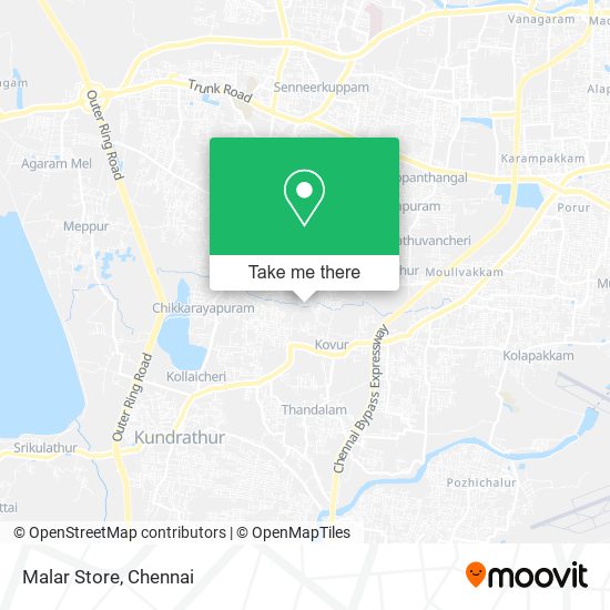 Malar Store map