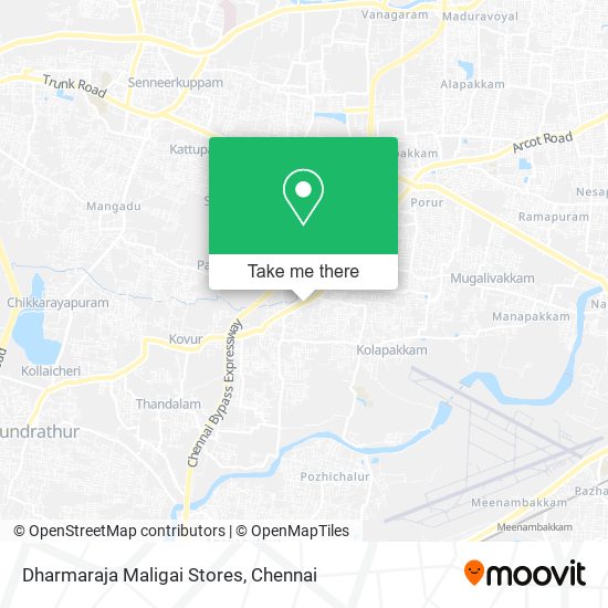 Dharmaraja Maligai Stores map