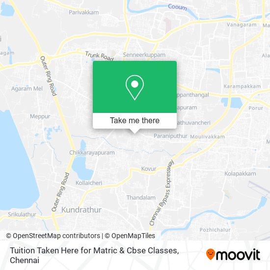 Tuition Taken Here for Matric & Cbse Classes map