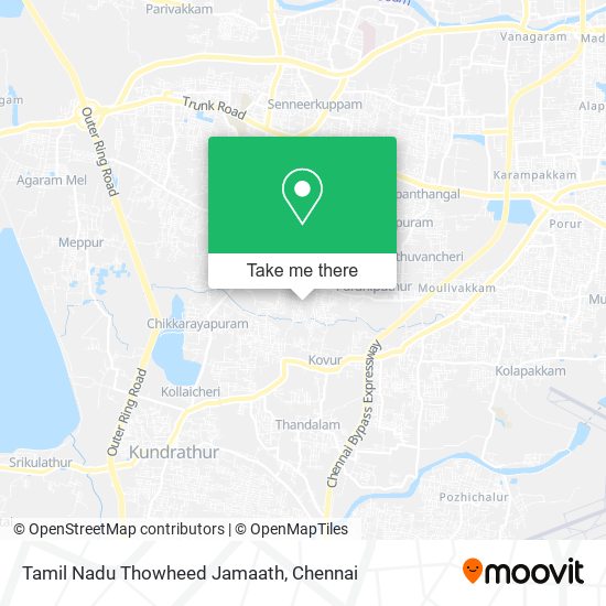 Tamil Nadu Thowheed Jamaath map