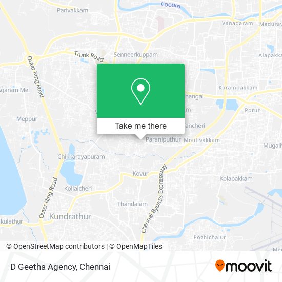 D Geetha Agency map