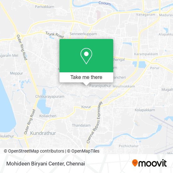 Mohideen Biryani Center map