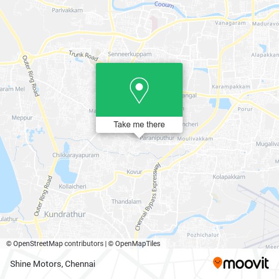 Shine Motors map