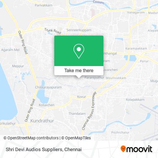 Shri Devi Audios Suppliers map