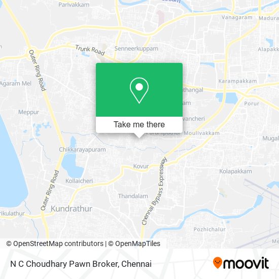 N C Choudhary Pawn Broker map