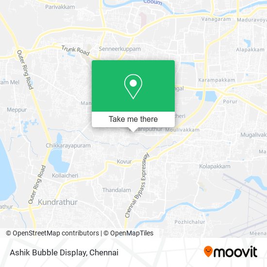 Ashik Bubble Display map