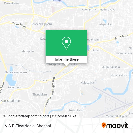 V S P Electricals map