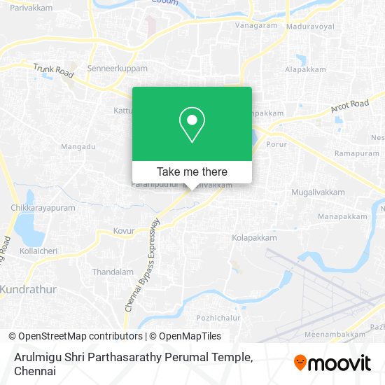 Arulmigu Shri Parthasarathy Perumal Temple map