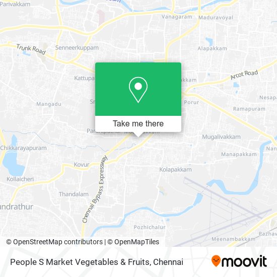 People S Market Vegetables & Fruits map