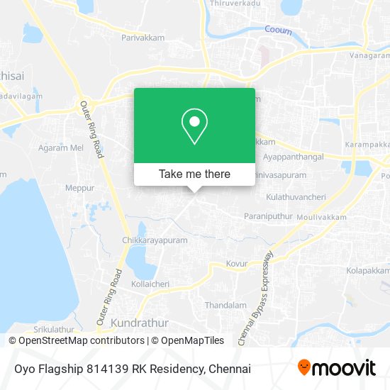 Oyo Flagship 814139 RK Residency map