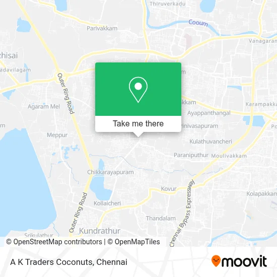 A K Traders Coconuts map
