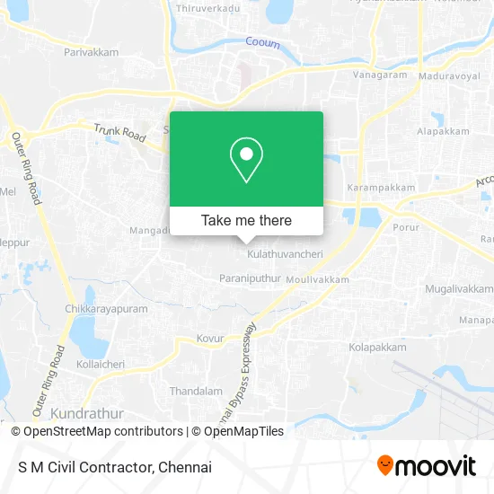 S M Civil Contractor map