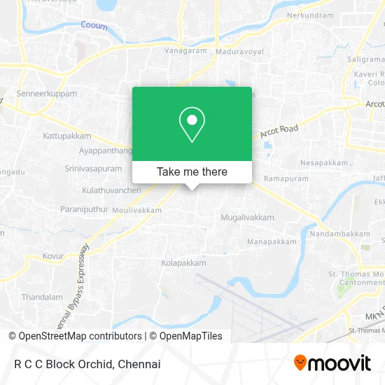 R C C Block Orchid map