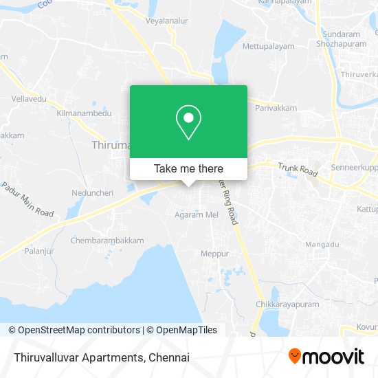 Thiruvalluvar Apartments map