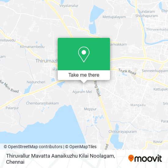 Thiruvallur Mavatta Aanaikuzhu Kilai Noolagam map