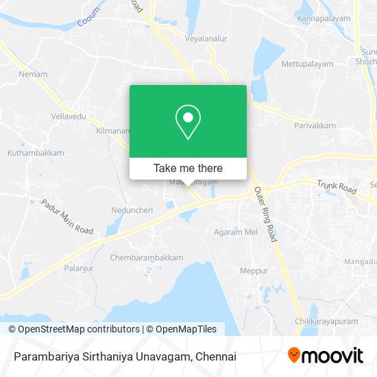 Parambariya Sirthaniya Unavagam map