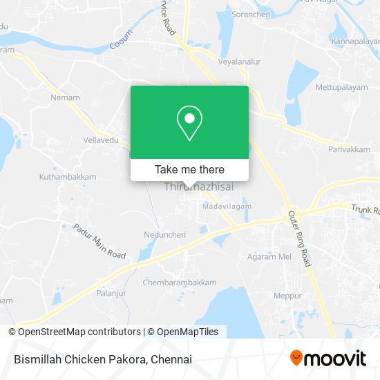 Bismillah Chicken Pakora map