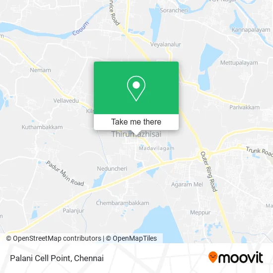 Palani Cell Point map