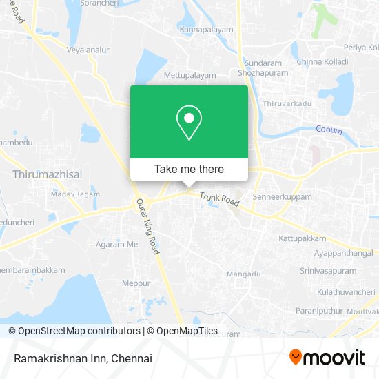 Ramakrishnan Inn map