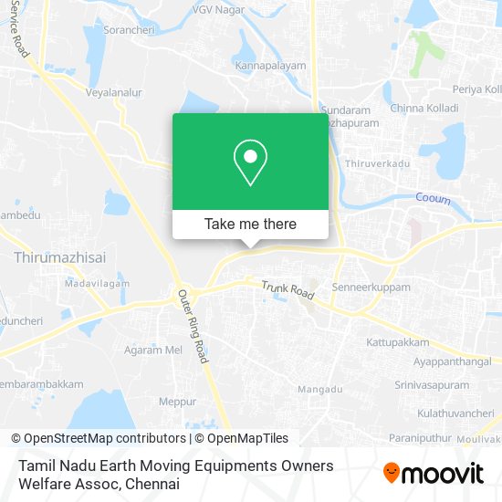 Tamil Nadu Earth Moving Equipments Owners Welfare Assoc map
