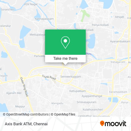 Axis Bank ATM map