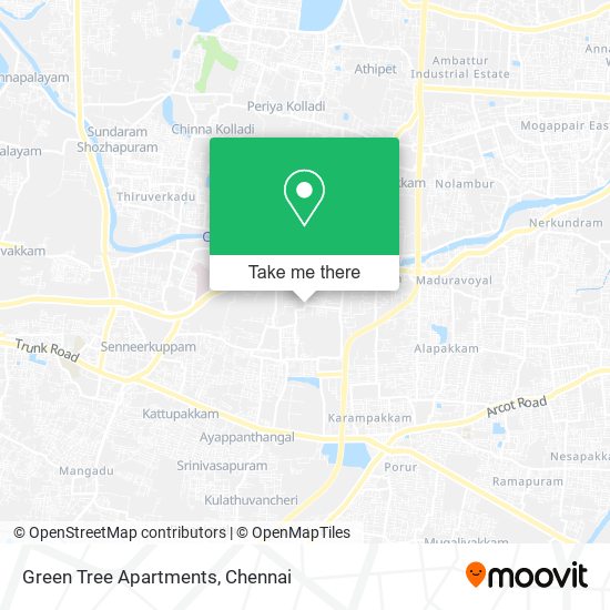 Green Tree Apartments map