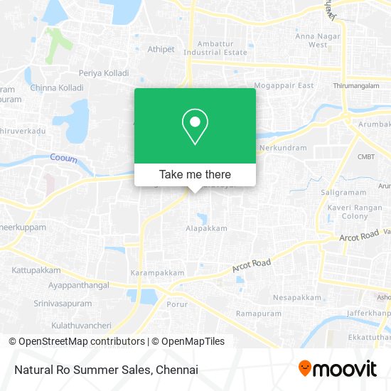 Natural Ro Summer Sales map