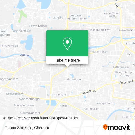 Thana Stickers map