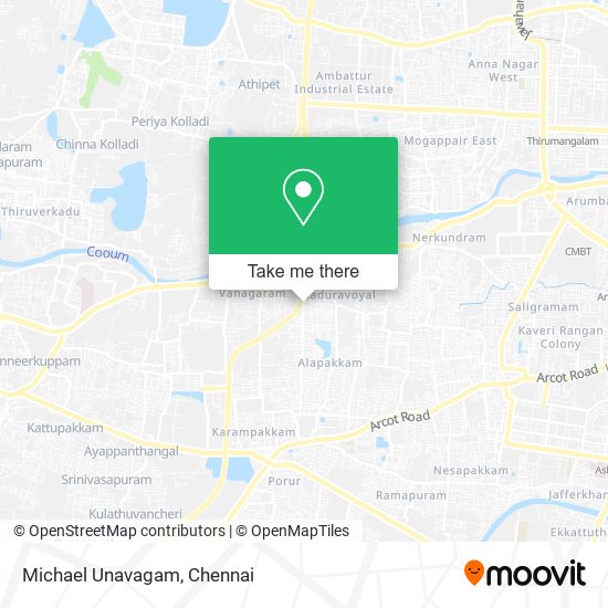 Michael Unavagam map