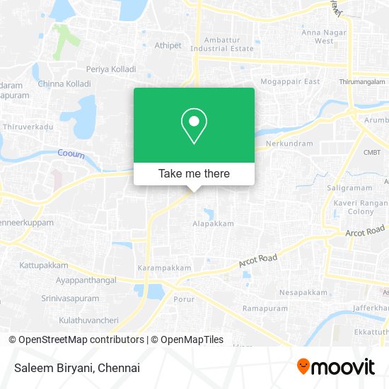 Saleem Biryani map