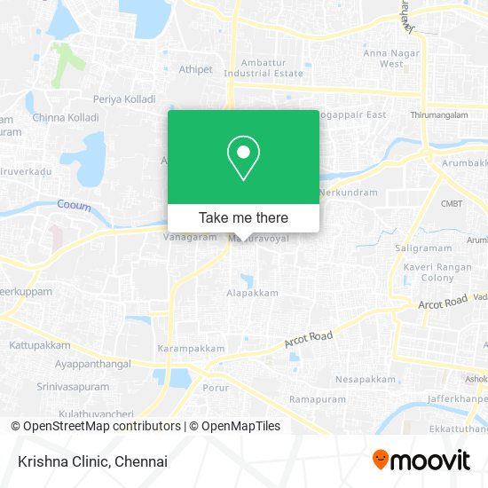 Krishna Clinic map