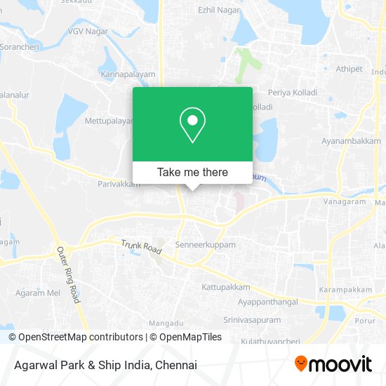 Agarwal Park & Ship India map