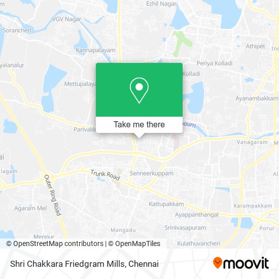 Shri Chakkara Friedgram Mills map