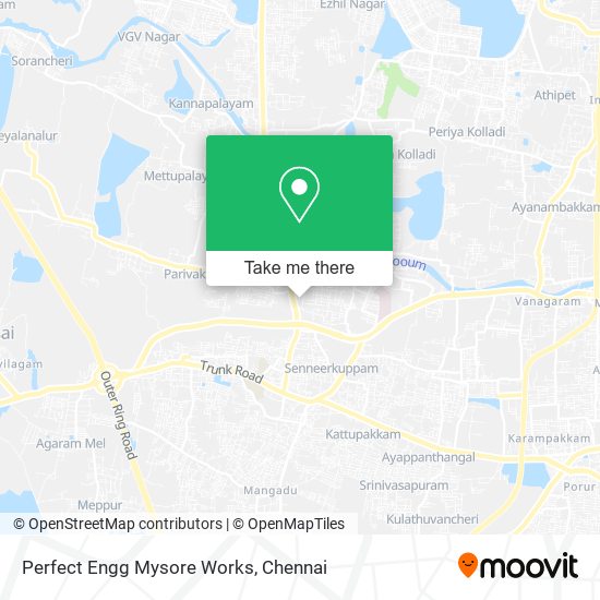 Perfect Engg Mysore Works map