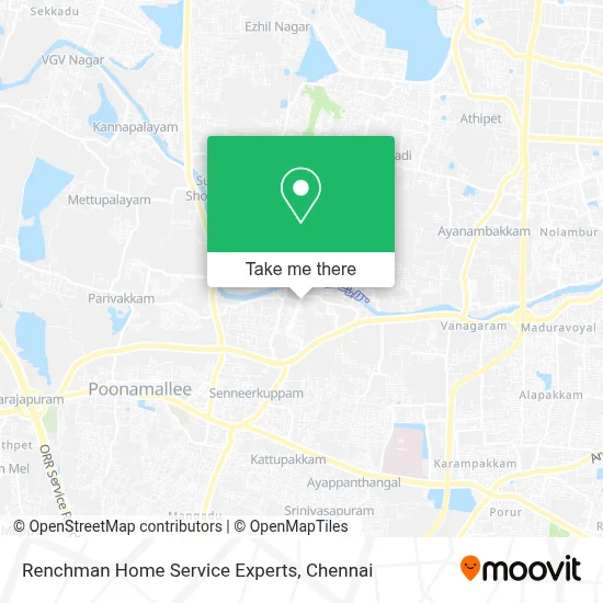 Renchman Home Service Experts map