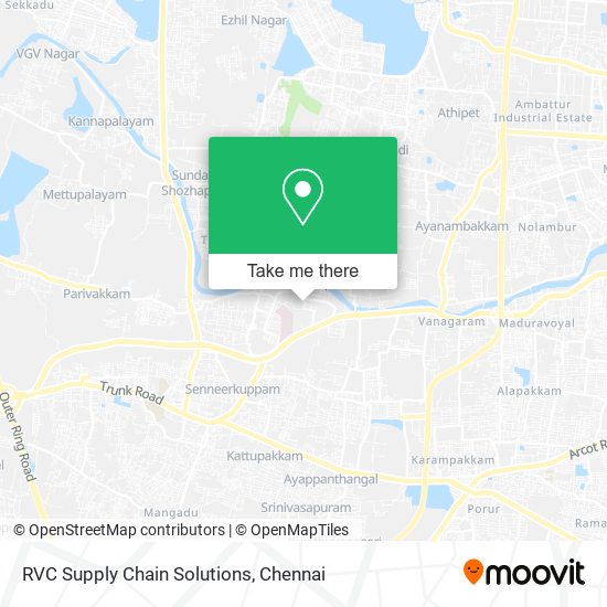 RVC Supply Chain Solutions map