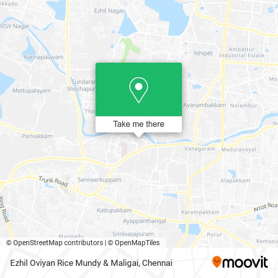 Ezhil Oviyan Rice Mundy & Maligai map
