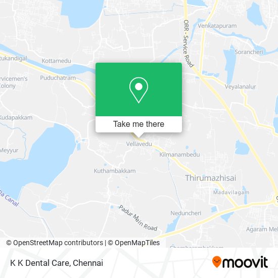 K K Dental Care map