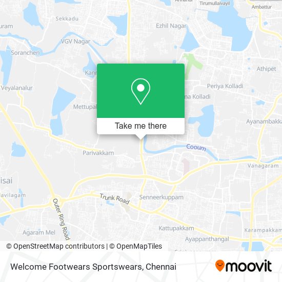Welcome Footwears Sportswears map