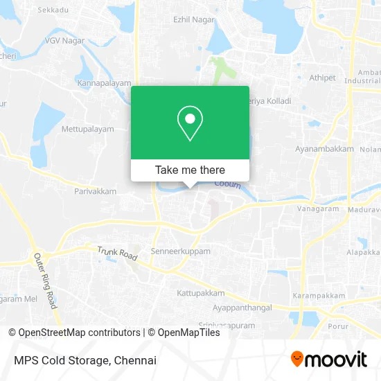 MPS Cold Storage map