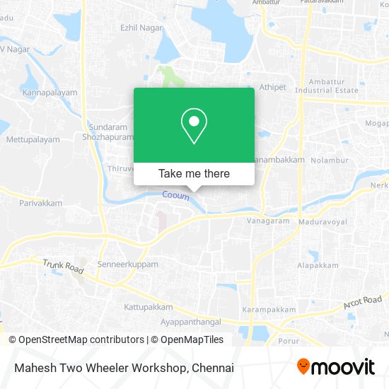 Mahesh Two Wheeler Workshop map